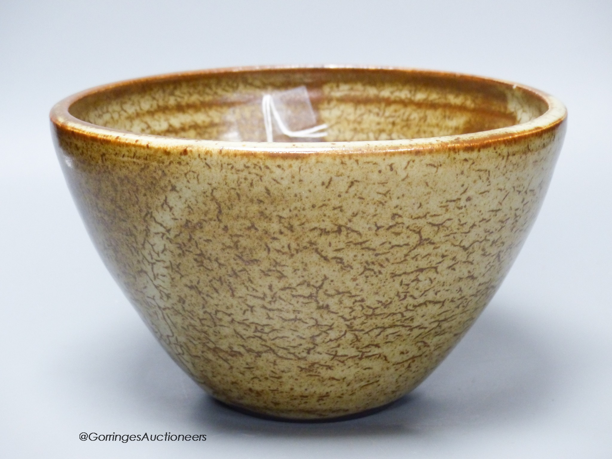 An Aylesford studio pottery bowl in David Leach style 22cm diameter